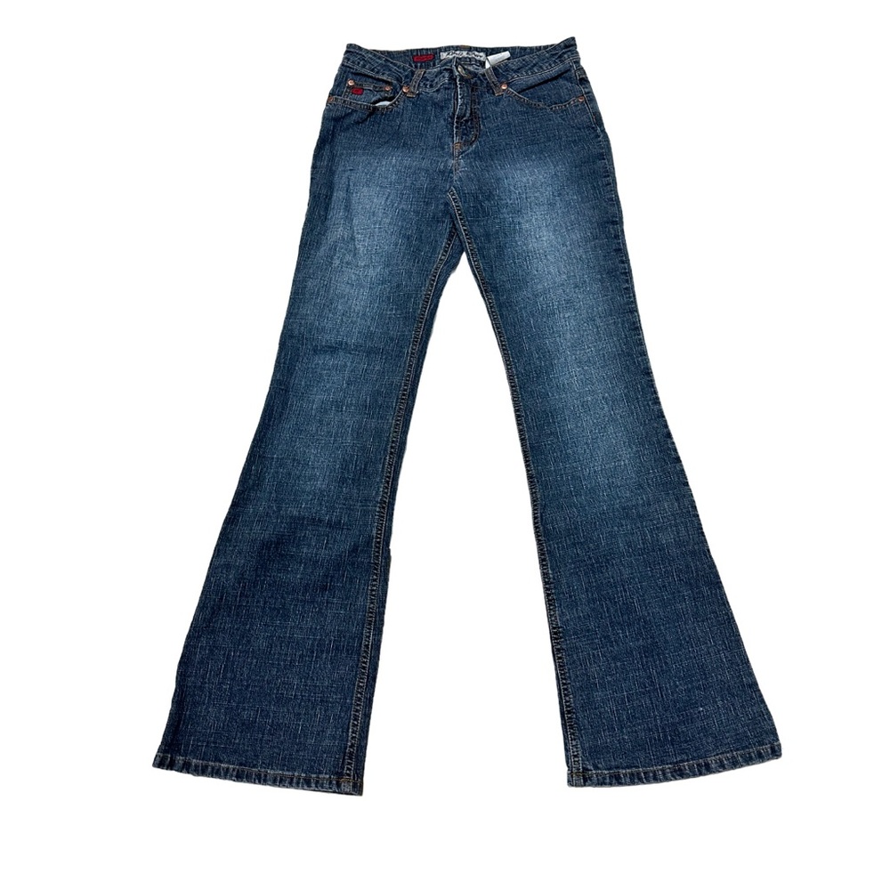 VTG Y2K Paris Blues Midrise Blue Denim Bootcut Jeans Sz 9 Paper Tag